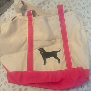 Canvas Dog Tote Black Dog Brand